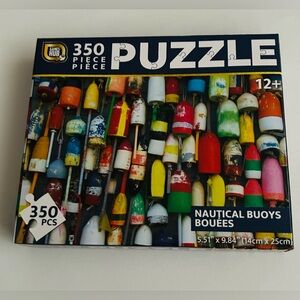 New Puzzle "Nautical Buoys Bouees" 350 Pieces Games Hub 5.51" x 9.4"